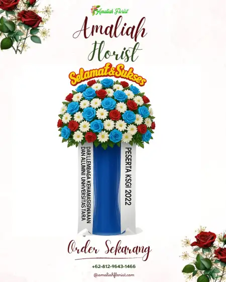Standing Flowers Air Periukan
